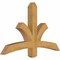 Ekena Millwork Davenport Rough Sawn Timber Gable Bracket, Western Red Cedar, 48"W x 30"H x 4"D x 4"F, 15/12 Pitch GBW048X30X0404DAV00RWR - alternate 3